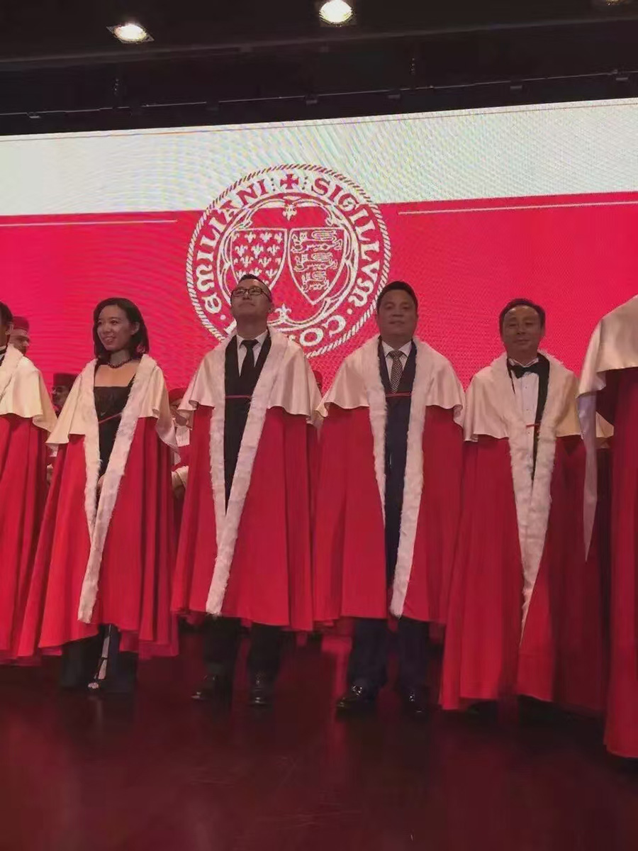 陳瑞生老董事長法國騎士授勛